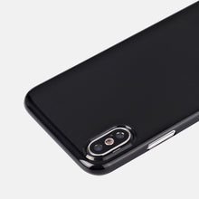0.35mm ultra thin shiny PP phone cover for iPhone X glossy case, grip well bottom closed for iPhone X case