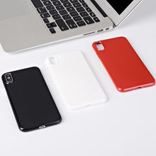 0.35mm ultra thin shiny PP phone cover for iPhone X glossy case, grip well bottom closed for iPhone X case