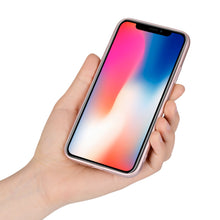 Carbon fiber pattern TPU phone cover for iPhone X stand case, slim fit for iPhone X case