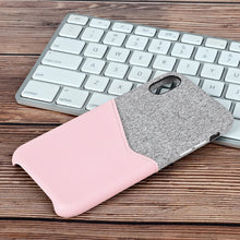 Premium quality slim PU leather case for iPhone with cardholder, grip well for iPhone X leather case with metal button-medome technology麦多米