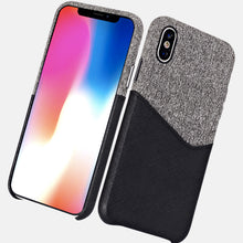 Premium quality slim PU leather case for iPhone with cardholder, grip well for iPhone X leather case with metal button-medome technology麦多米