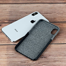 Premium quality slim PU leather case for iPhone with cardholder, grip well for iPhone X leather case with metal button-medome technology麦多米