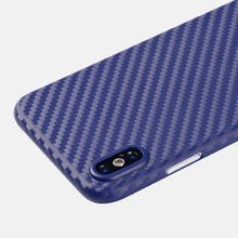 Ultra thin carbon fiber case for iPhone X, slim fit grip well for iPhone carbon case
